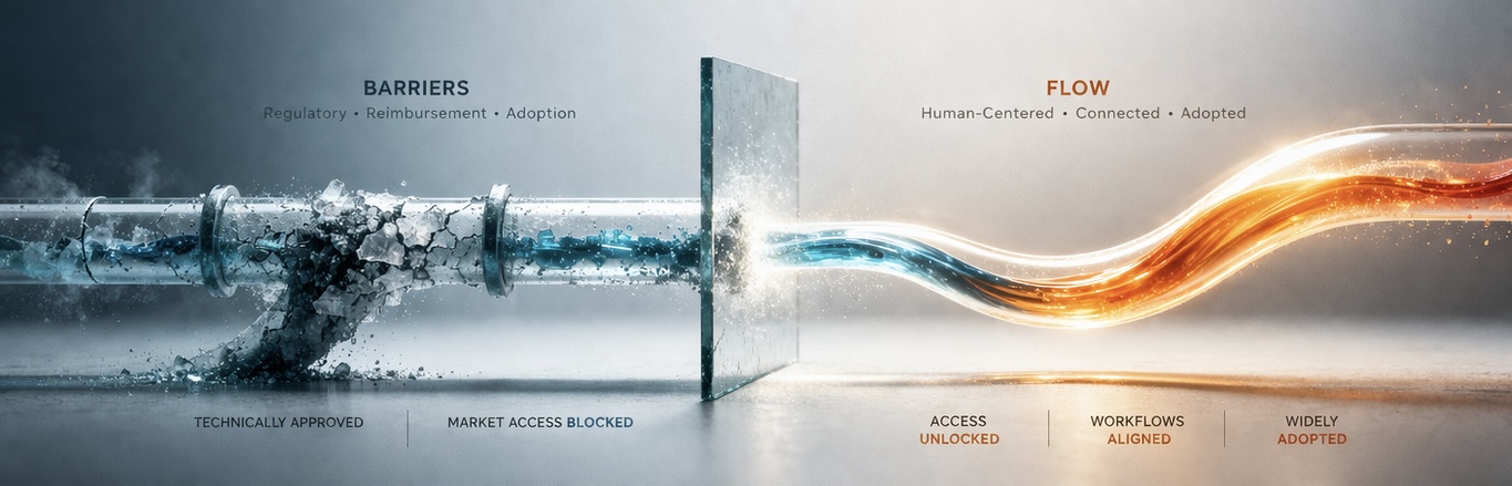 From barriers to flow